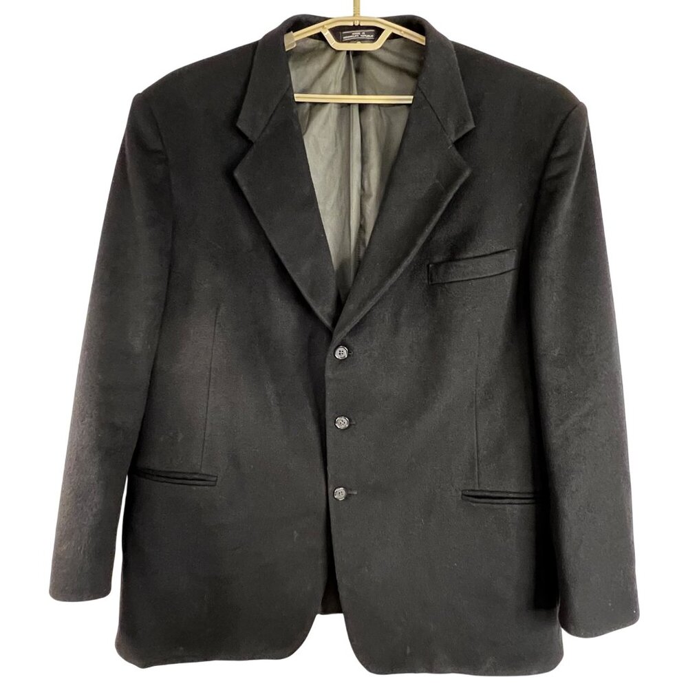 Macy's ALFANI Mens Heavy Coat Blazer Sport Jacket Size L Wool Blend